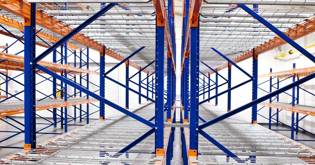 pallet rack flue space