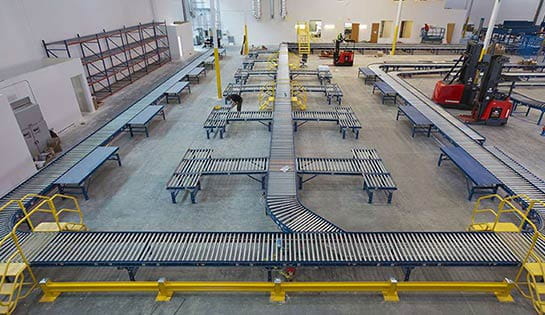 warehouse conveyor system
